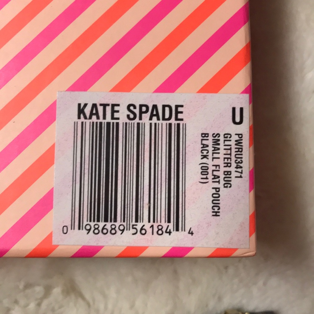 Kate Spade Glitter Bug flat pouch - Picture 4 of 5